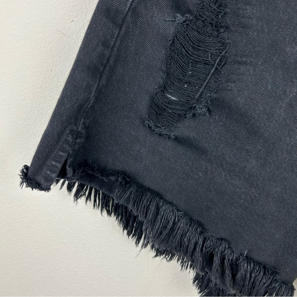 Mumu Blue by Show me your Mumu Houston High-Waisted shorts midnight black wash - Picture 4 of 13